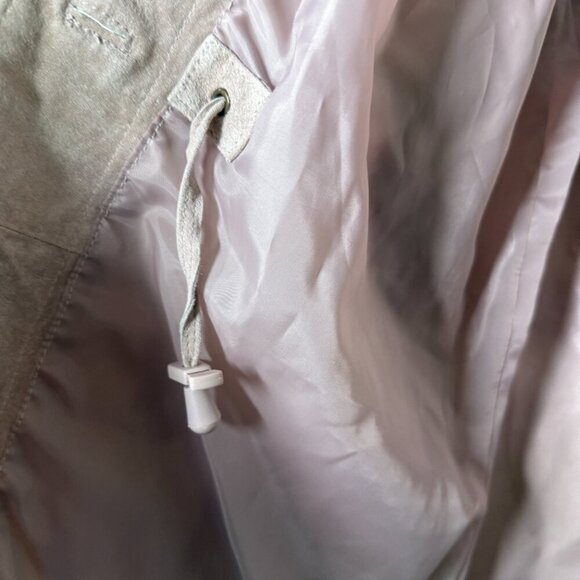 Coldwater Creek Light Pink Mauve Genuine Suede Leather Jacket Large - Picture 9 of 9